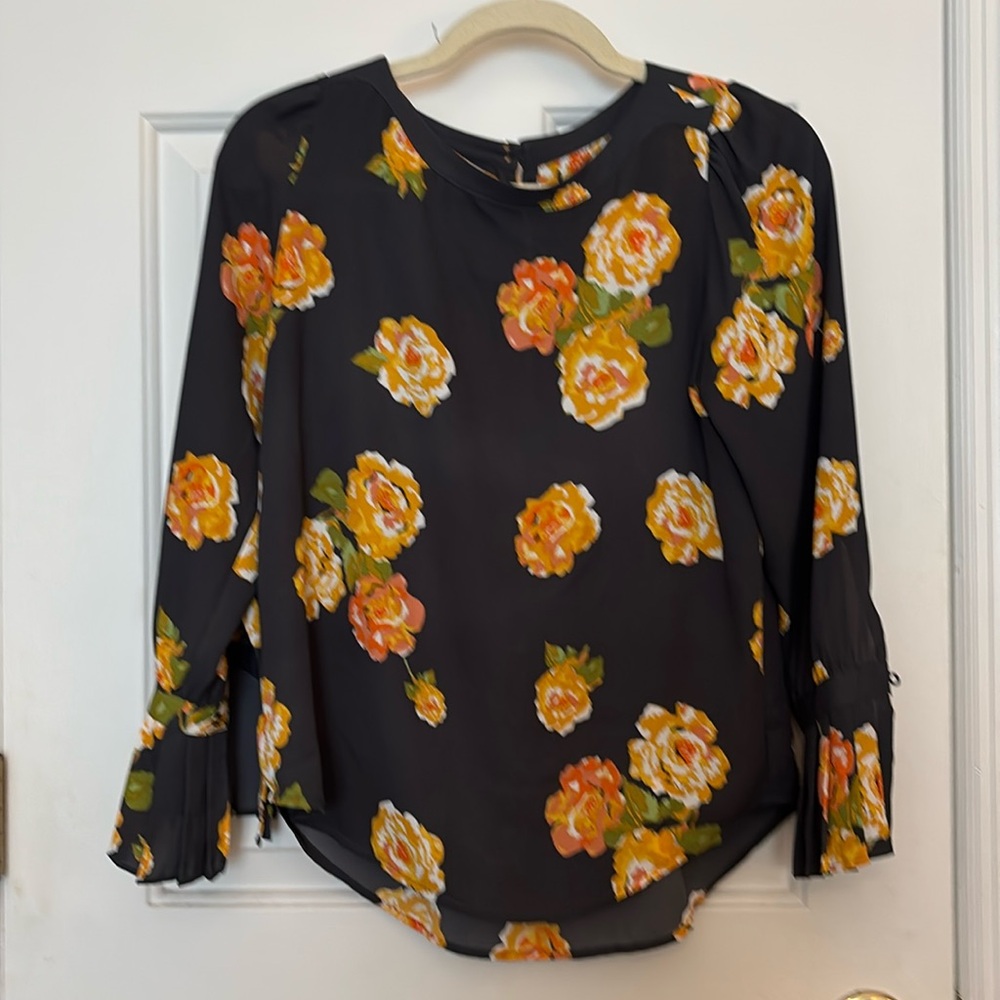Loft Yellow Rose Top